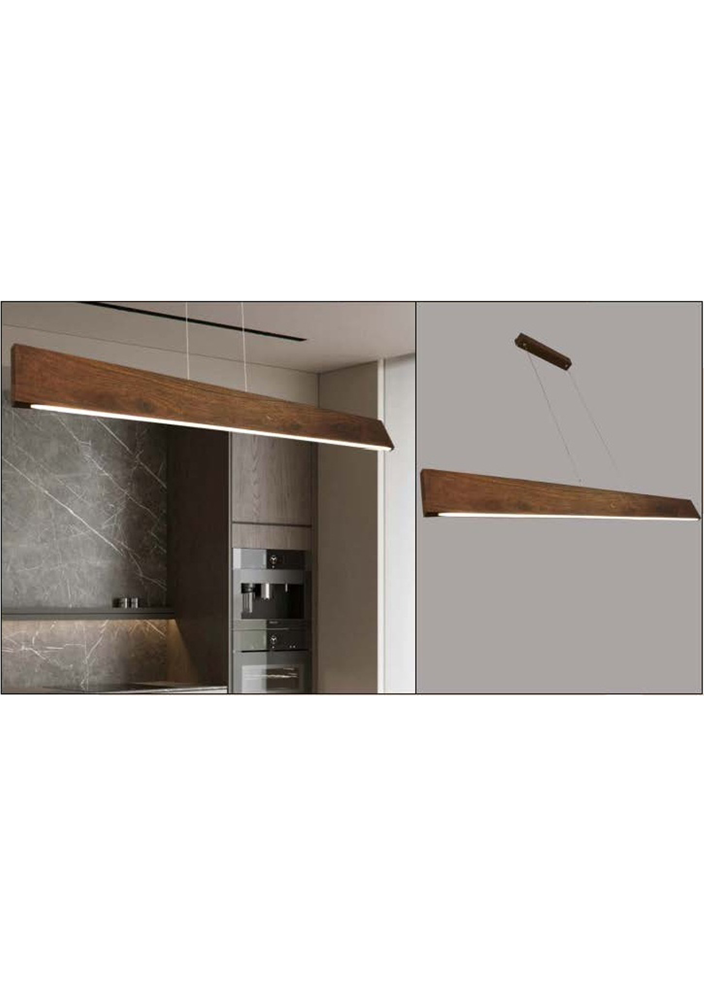 Beyond Lights - Wooden Linear Lamp- GL